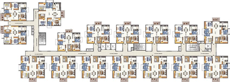 Floor Plan of Urbanrise Opulence in Bachupally, Hyderabad - Image 205754