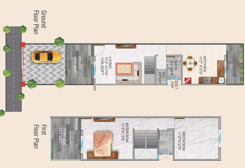 2 BHK House/Villa in Rishi Laxmi Kamal in Adgaon, Nashik - Image 827887