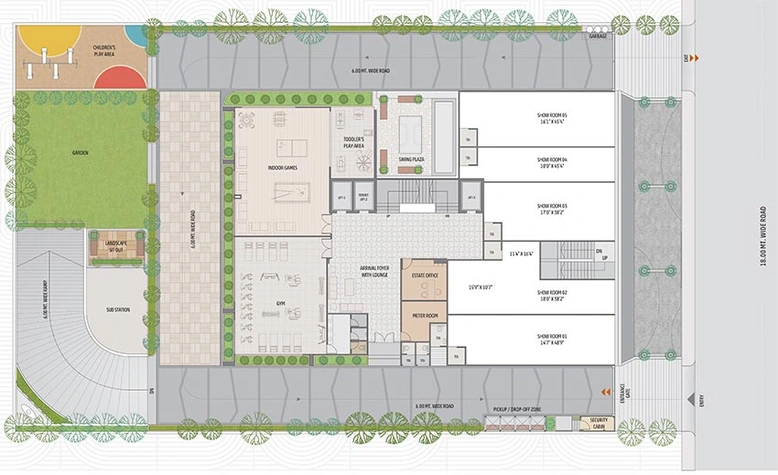 Master Plan of Samsarjan Ambli Heights in Ambli, Ahmedabad - Image 205950