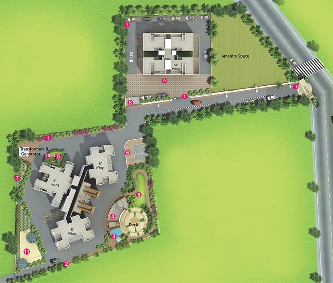 Master Plan of Atria Dhanashree Aangan in Handewadi, Pune - Image 205956