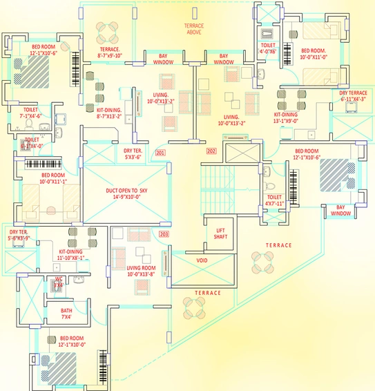 Floor Plan of Riddhi Siddhi Mayuresh in Baner, Pune - Image 206095