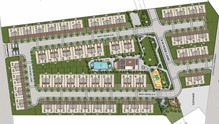 Master Plan of Kolte Patil Life Republic 24K Espada in Mulshi, Pune - Image 206195