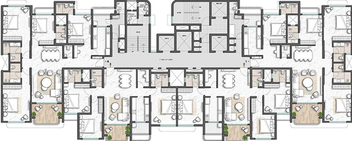 Floor Plan of Lodha Magnus in Hinjewadi, Pune - Image 206207