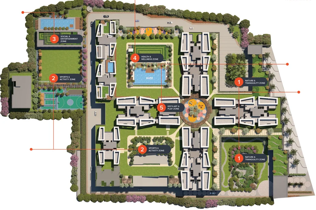 Master Plan of Saniket WYCE Exclucity in Bavdhan, Pune - Image 310049