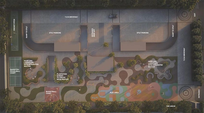 Master Plan of Manbhum Yuwa in Kukatpally, Hyderabad - Image 206431