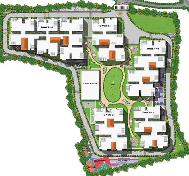 Master Plan of Prosperiti Ekam in Velimela, Hyderabad - Image 206464