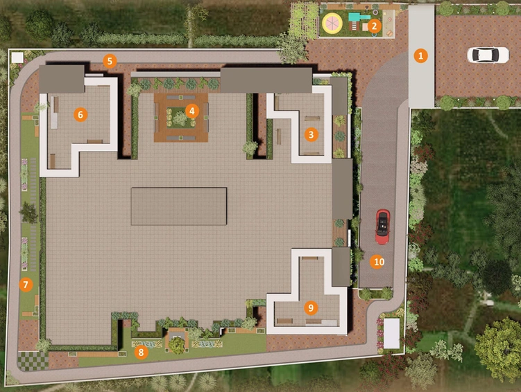 Master Plan of Hashmitha NR Prime Residency in Bellandur, Bangalore - Image 206499