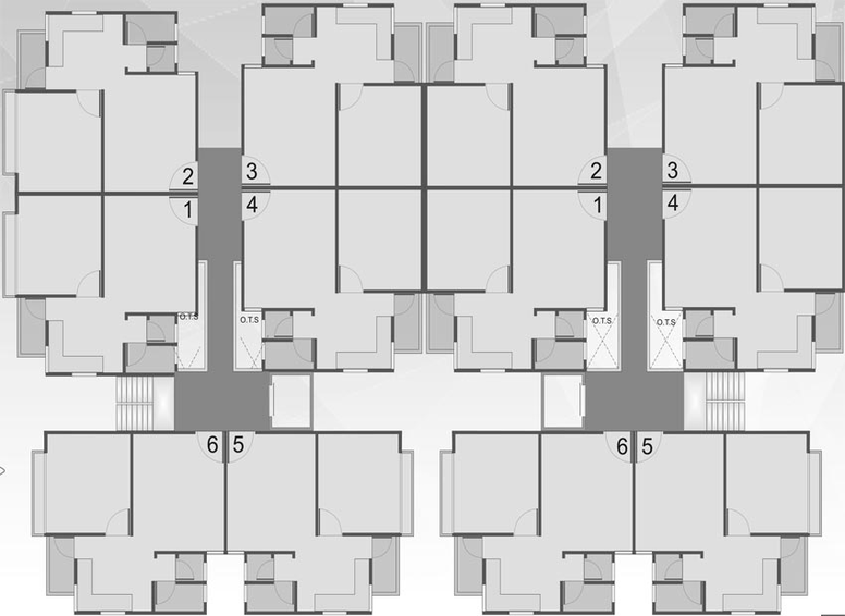 Floor Plan of JC Bansi Heights in Navapura, Vadodara - Image 117848