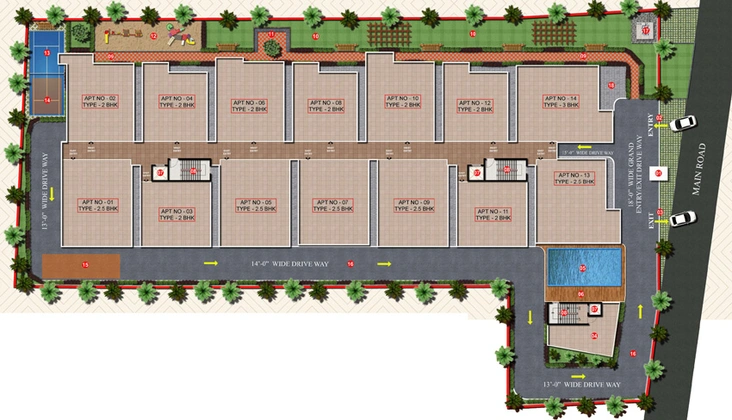 Master Plan of SKR Aura in Sarjapur Road, Bangalore - Image 206603