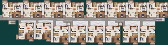 Floor Plan of Vruksha Greens in Yeshwanthpur, Bangalore - Image 206743