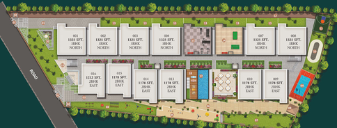 Master Plan of Vruksha Greens in Yeshwanthpur, Bangalore - Image 206744