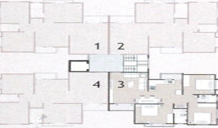 Floor Plan of Darshanam Antica in Tarsali, Vadodara - Image 117864