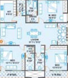 3 BHK Flat in Saishakti Sathya Sai Residency in Kondapur, Hyderabad - Image 828162