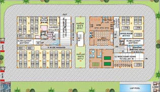 Master Plan of Saishakti Sathya Sai Residency in Kondapur, Hyderabad - Image 206794