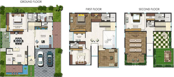 4 BHK House/Villa in Shanta Spring Valley in Manikonda, Hyderabad - Image 828177