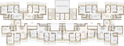 Floor Plan of Mansh Bhaveshwar Callista in Kalamboli, Navi Mumbai - Image 36082