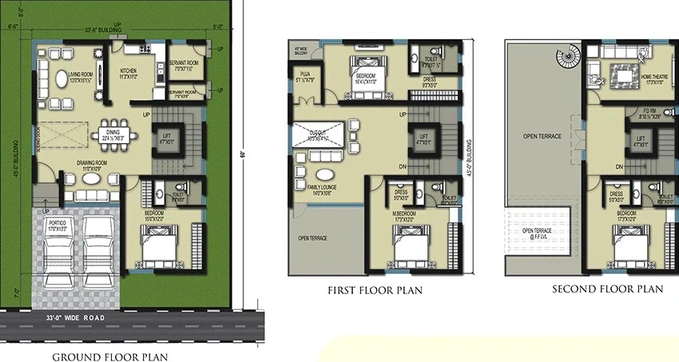 4 BHK House/Villa in Vasantha City in Hafeezpet, Hyderabad - Image 828189