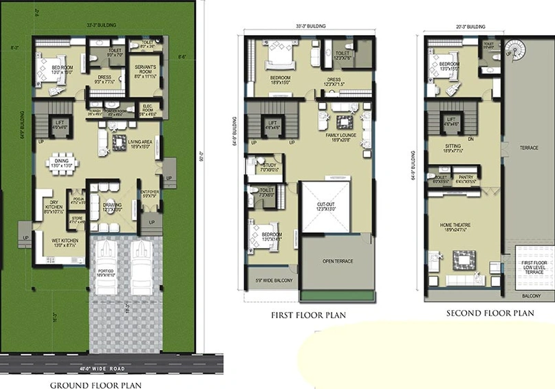 4 BHK House/Villa in Vasantha City in Hafeezpet, Hyderabad - Image 828191