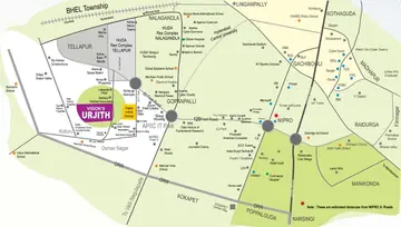 Location of Vision Urjith Villa - Image 206934