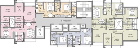 Floor Plan of Growmore Emerald in Malad West, Mumbai - Image 207002