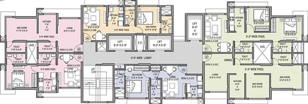 Floor Plan of Growmore Onyx in Malad West, Mumbai - Image 207014