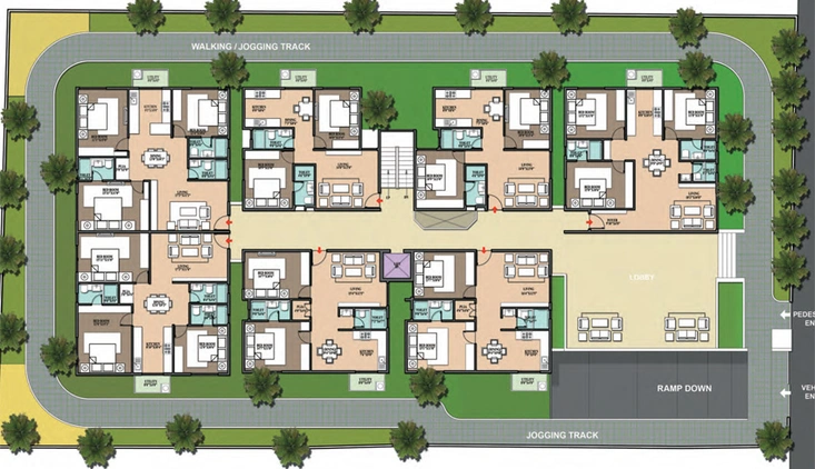 Master Plan of Navami Vruksha in Yeshwanthpur, Bangalore - Image 207064