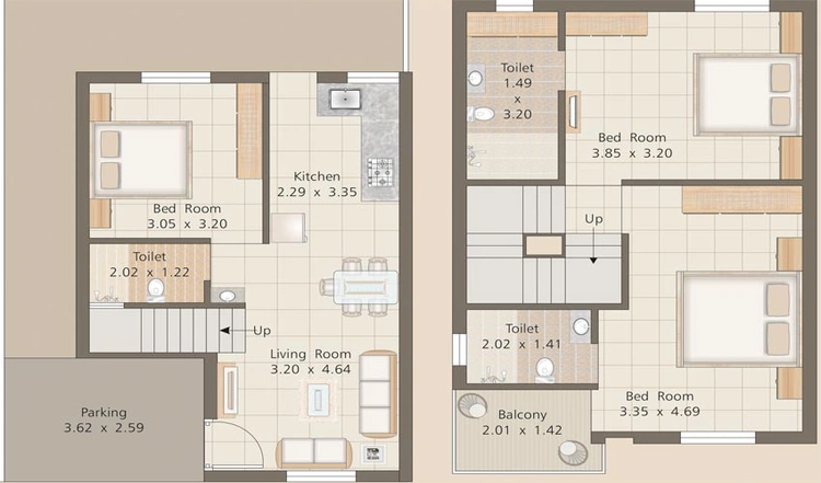 3 BHK House/Villa in Dream Palms in Kalali, Vadodara - Image 760293