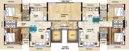 Floor Plan of Modi Ankur in Malad West, Mumbai - Image 207324