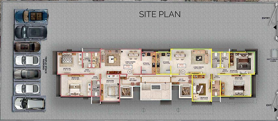 Master Plan of Modispaces Nile in Borivali West, Mumbai - Image 207358