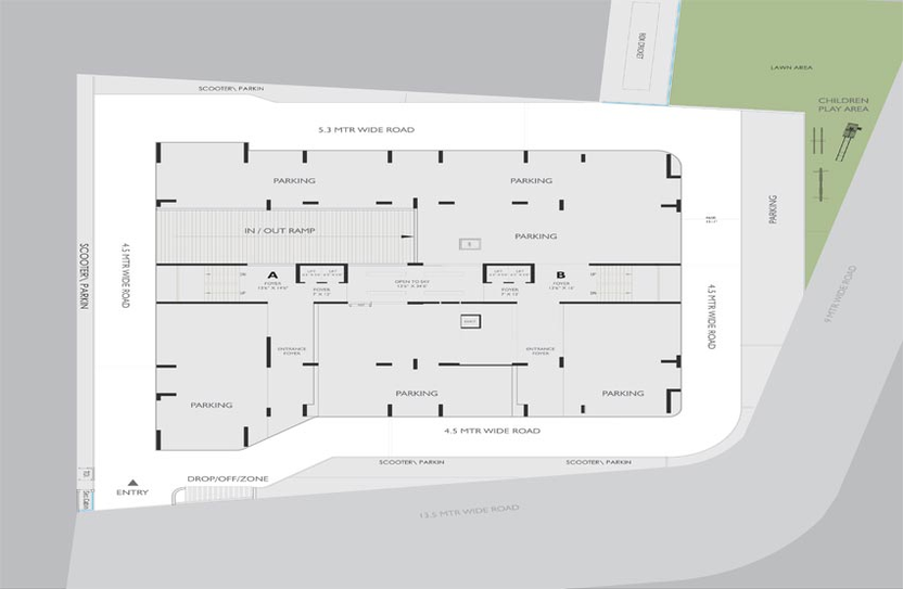 Master Plan of Fortune Palladium in Manjalpur, Vadodara - Image 116611