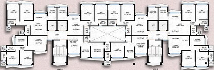 Floor Plan of Modispaces Volga in Borivali West, Mumbai - Image 207393