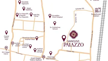 Location of Sanghvi Palazzo - Image 207509