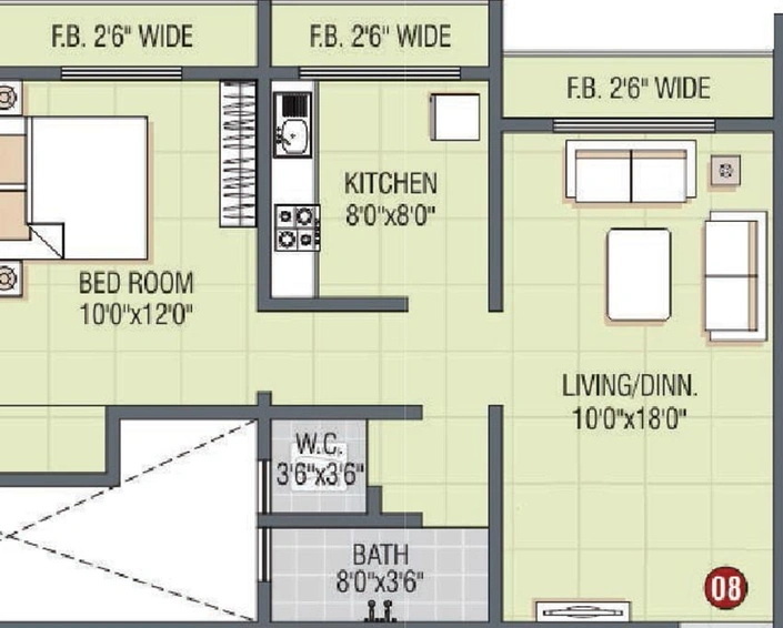 1 BHK Flat in Sanghvi Parsssva Classic in Bhadwad Gaon, Thane - Image 828363