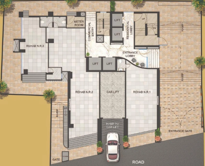Master Plan of Sanghvi Parsssva Excellensea in Girgaon, Mumbai - Image 207548