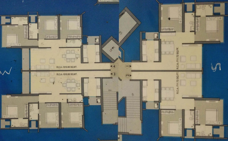 Floor Plan of F. Residences in Malad East, Mumbai - Image 31832