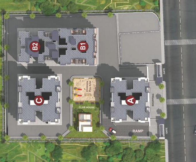 Master Plan of Lunkad Anand Tarang in Charholi, Pune - Image 207762