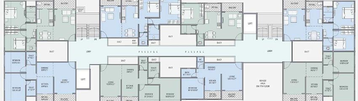Floor Plan of Lunkad RKL Anand in Tathawade, Pune - Image 207782
