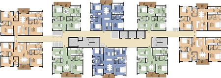 Floor Plan of Incor One City in Kukatpally, Hyderabad - Image 207845