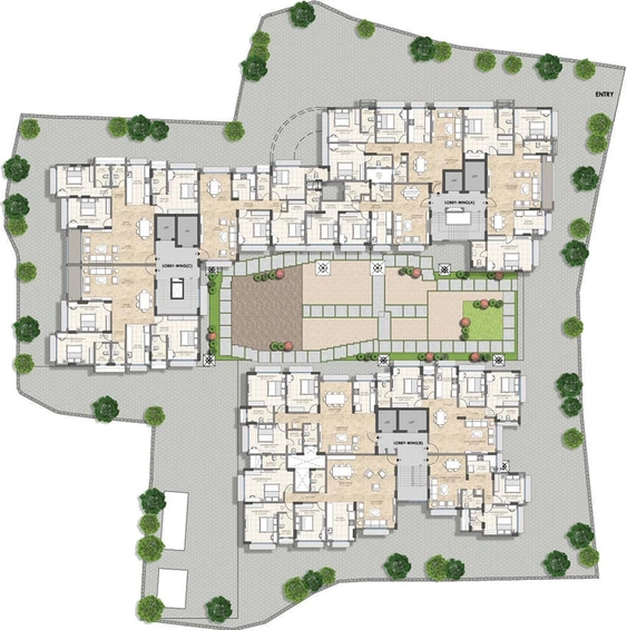 Master Plan of Bajaj Shubhada in Vile Parle East, Mumbai - Image 207857