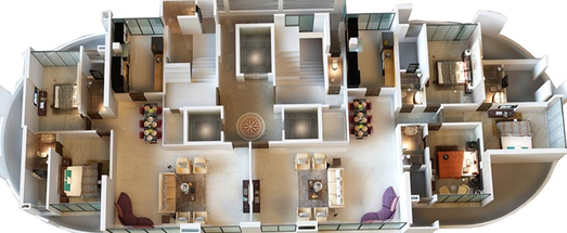 Floor Plan of Darsshan Pride in Tardeo, Mumbai - Image 207875