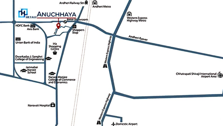 Location of Hetali Anuchhaya in Andheri West, Mumbai - Image 207933