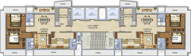 Floor Plan of Midcity Ocean Heights in Andheri West, Mumbai - Image 207996