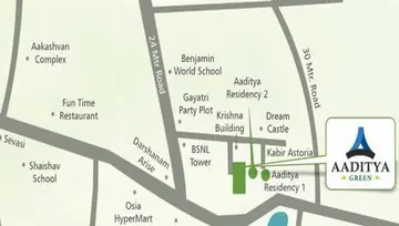 Location of Aaditya Green - Image 116633