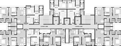 Floor Plan of Platinum Tower 7 in Andheri West, Mumbai - Image 208072