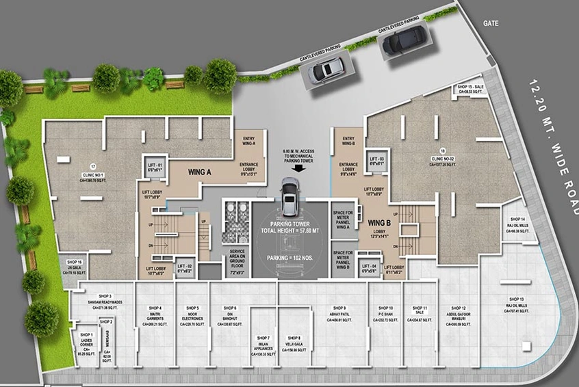 Master Plan of Sajay Naumi Shresht in Andheri West, Mumbai - Image 208150