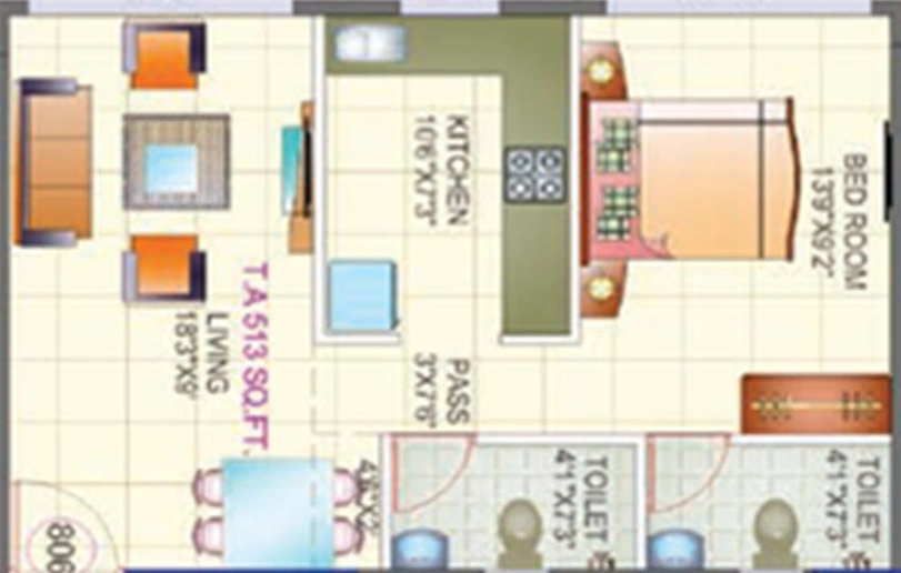 1 BHK Flat in Shri Arham Bluz in Andheri West, Mumbai - Image 828515