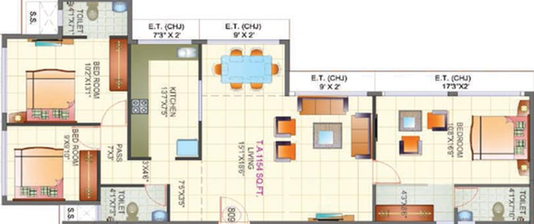 3 BHK Flat in Shri Arham Bluz in Andheri West, Mumbai - Image 828518