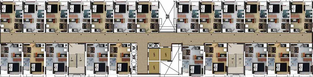 Floor Plan of Provident Manhattan Pods And Condos in Rajendra Nagar, Hyderabad - Image 208167