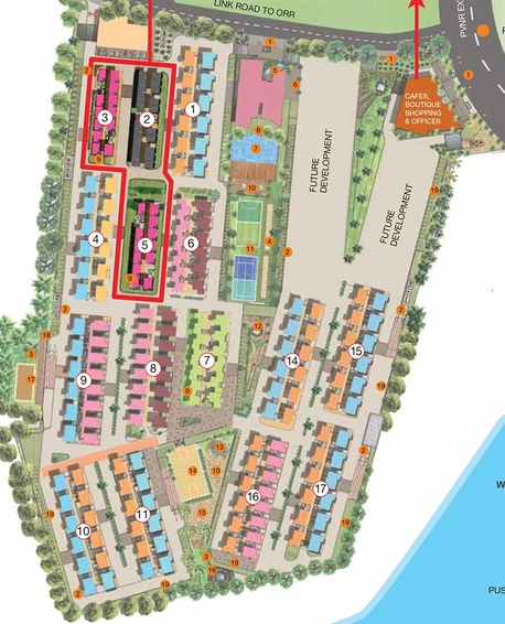 Master Plan of Provident Manhattan Pods And Condos in Rajendra Nagar, Hyderabad - Image 208166