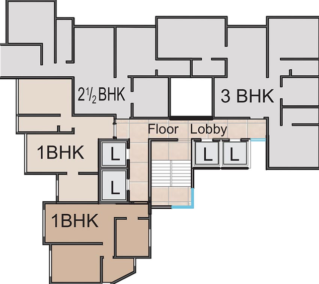 Floor Plan of Sugee Govind Sadan in Dadar West, Mumbai - Image 208189